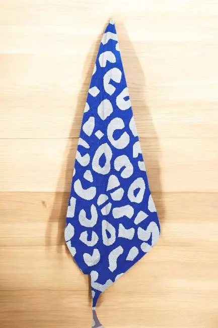 Banyo Havlusu Wild Blue 90x150 cm Desenli Mavi-Beyaz %100 Pamuklu
